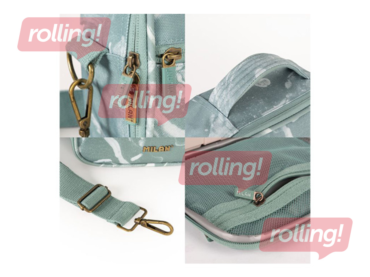 Isotermiline kott 3 lõunakarbiga Milan Lava, 3,5 l, roheline