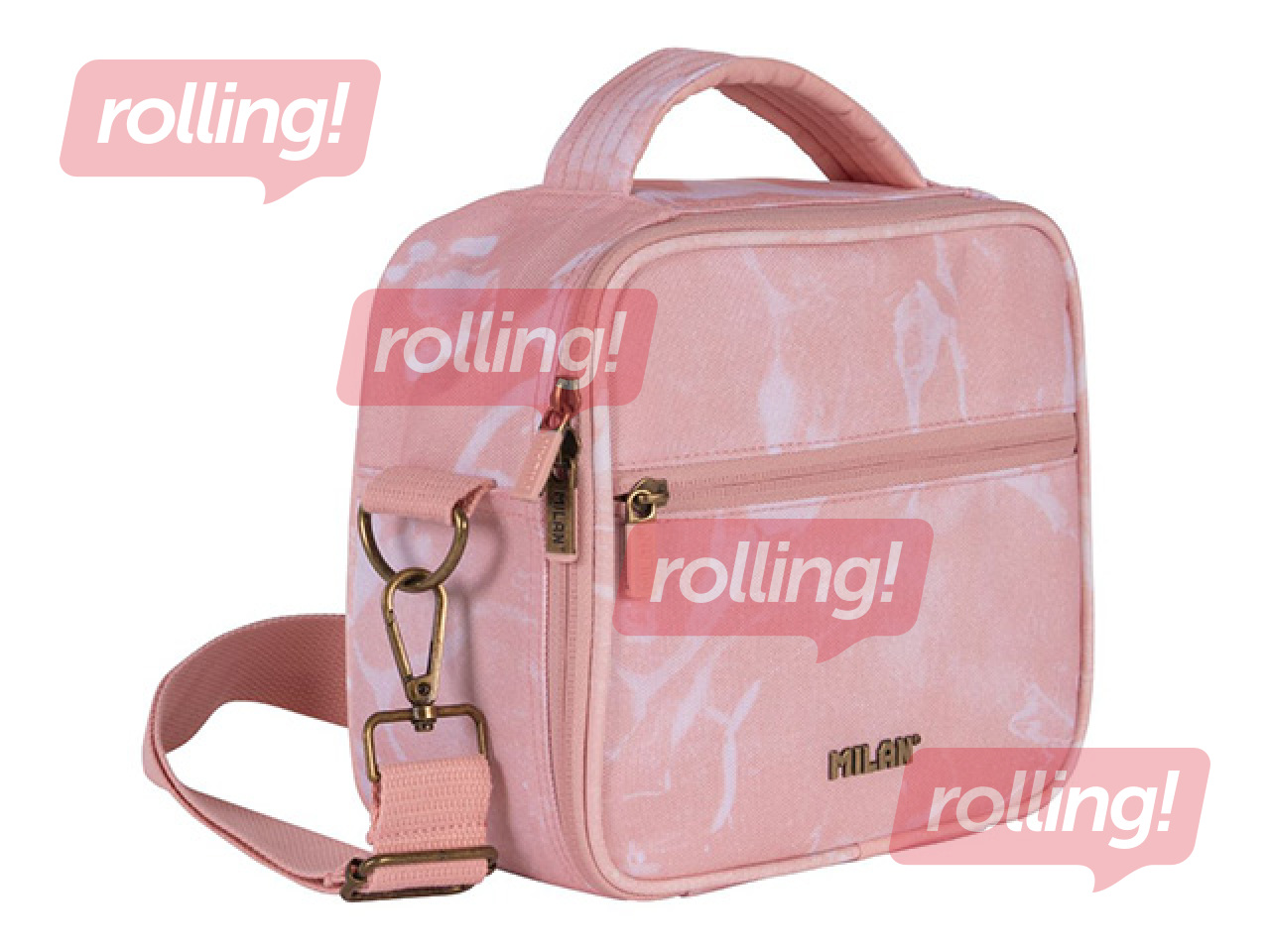 Izotermiska soma ar 3 pusdienu kastītēm Milan Lava, 3.5 l, rozā