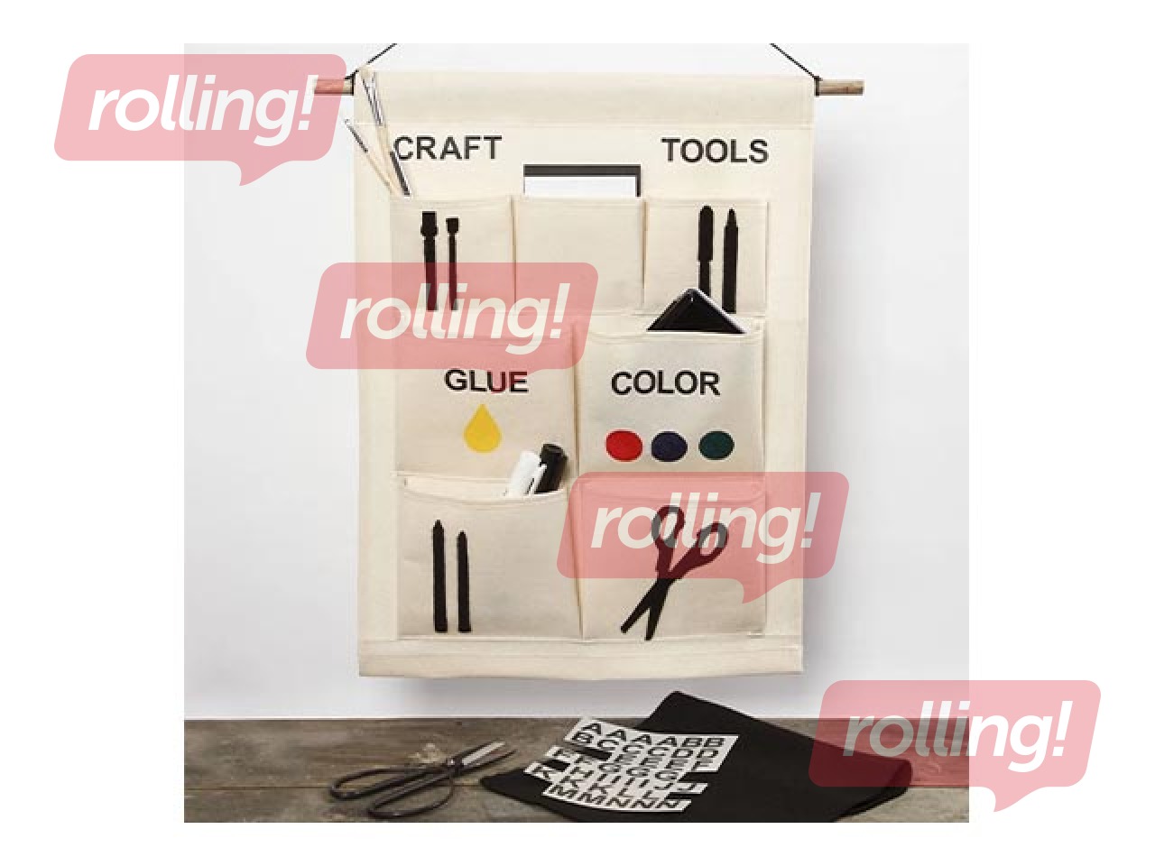 Hanging Organiser, 7 pockets