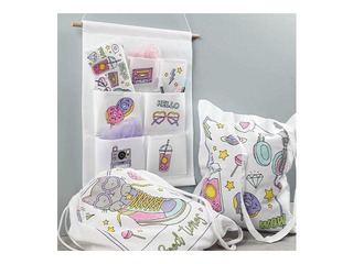 SALE Rippuv korraldaja, 7 taskut, valge