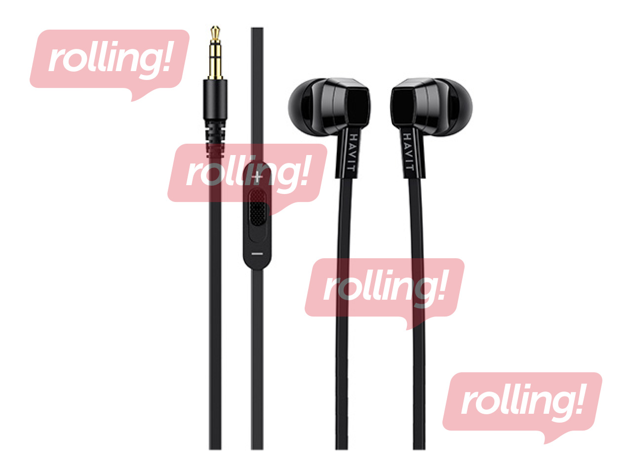 Наушники с микрофоном HAVIT E327, чёрный