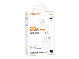 HOCO EW205 wireless earphones, white