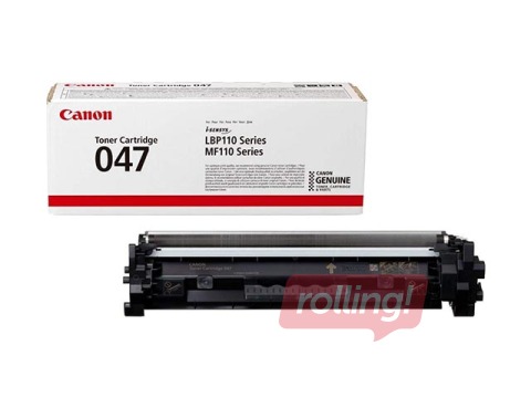 Tonera kasete Canon 047, Melna (1600 lpp)