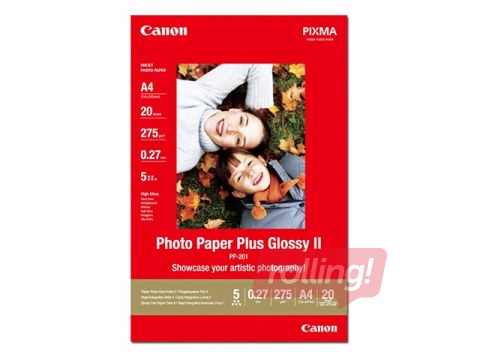 Photo paper Canon Plus Glossy II PP-201, 275 g/m², 20 sheet(s)
