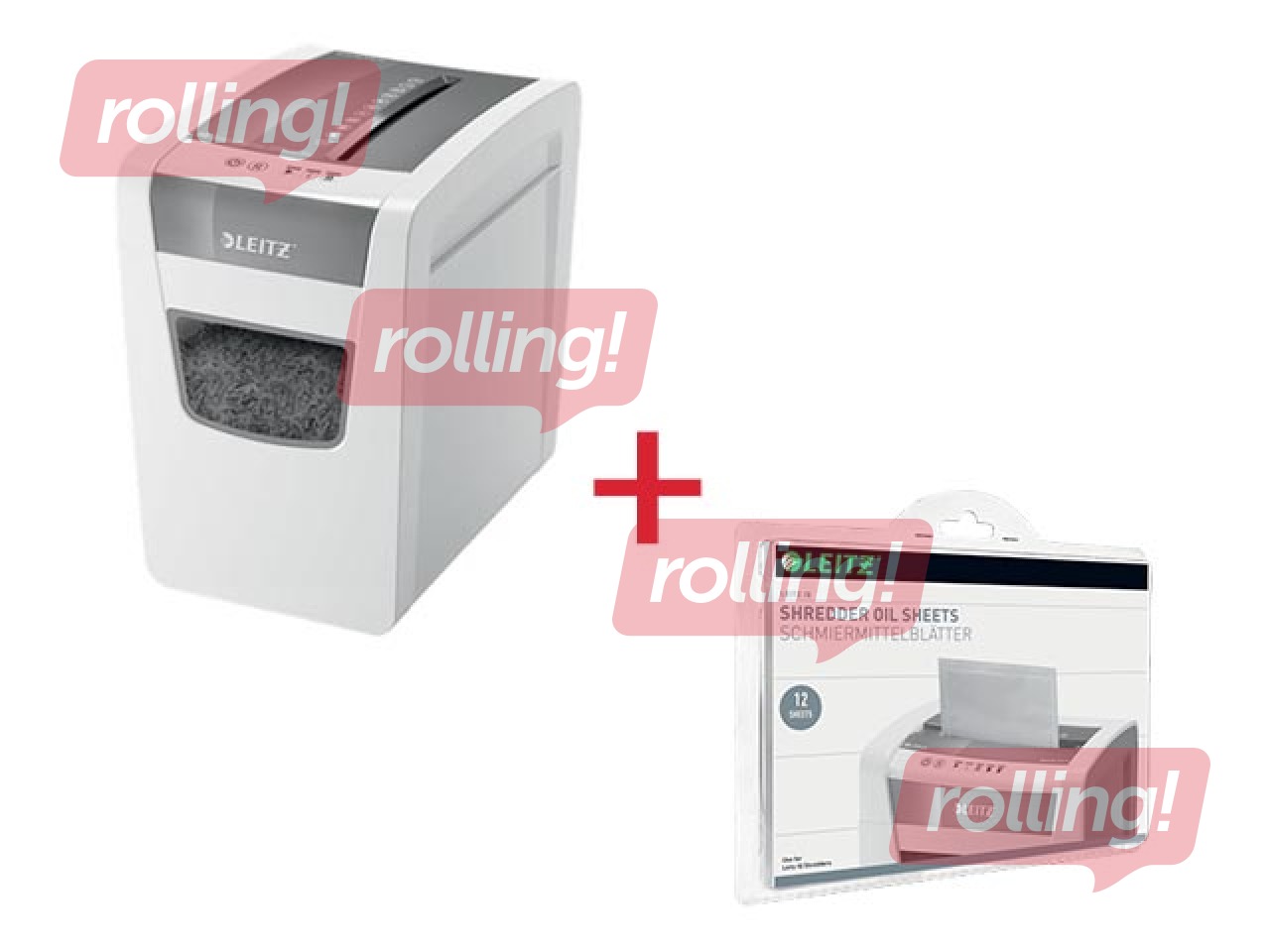 Paberipurustaja Leitz IQ Slim Home Office, P4 + KINGITUS! Osta paberipurustaja ja saad kingituse!