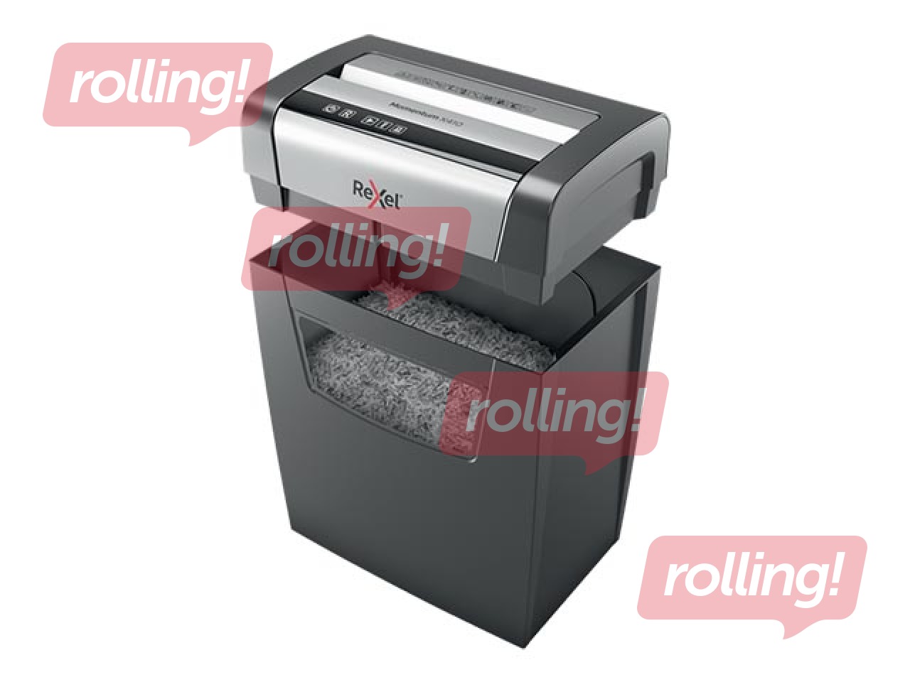 Paberipurustaja Rexel Momentum X410, P4 + KINGITUS! Osta paberipurustaja ja saad kingituse!