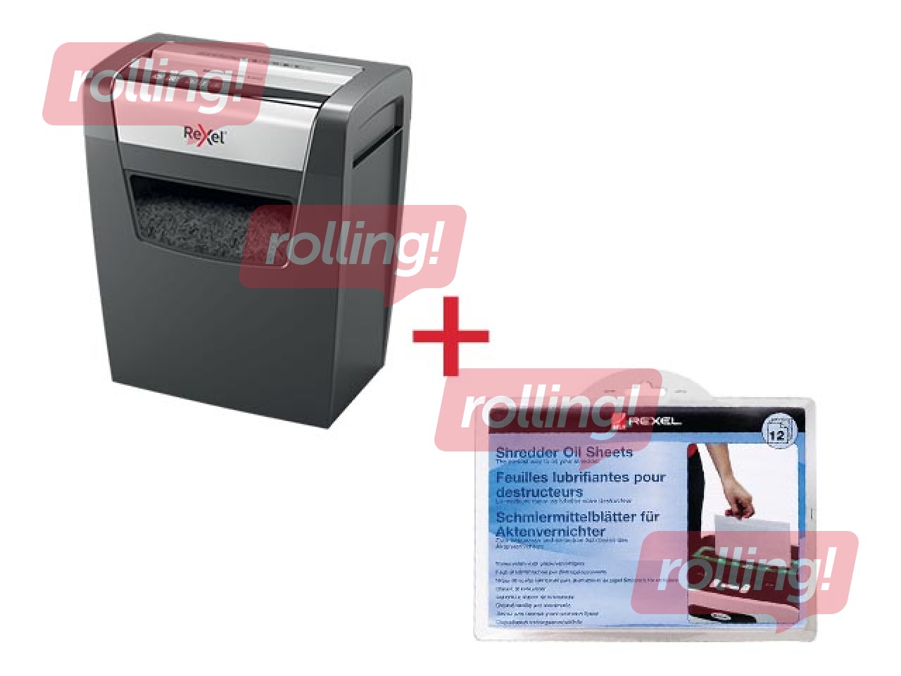 Шредер Rexel Momentum X410, P4 + ПОДАРОК! Покупай шредер и получи подарок!