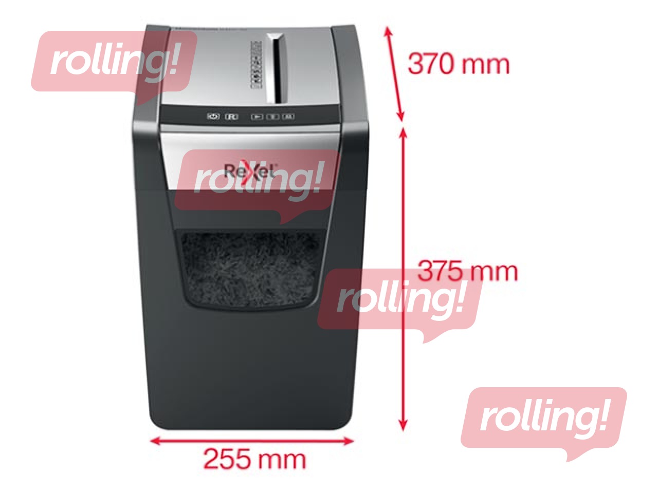 Paberipurustaja Rexel Momentum X410-SL, P4 + KINGITUS! Osta paberipurustaja ja saad kingituse!