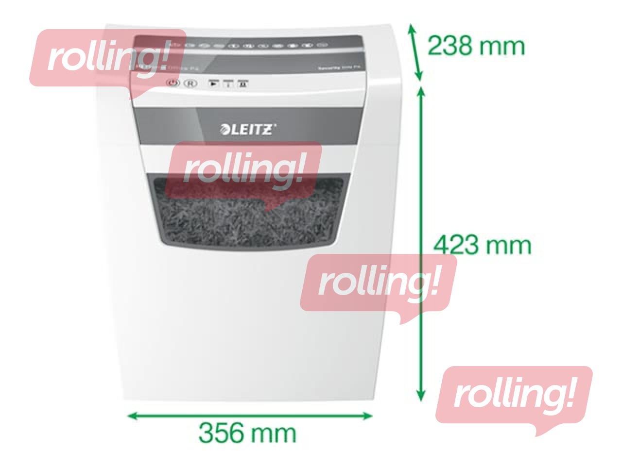 Paberipurustaja Leitz IQ Home Office, P4 + KINGITUS! Osta paberipurustaja ja saad kingituse!