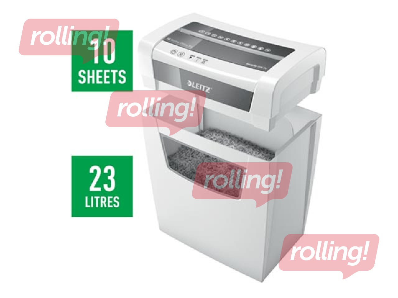 Paberipurustaja Leitz IQ Home Office, P4 + KINGITUS! Osta paberipurustaja ja saad kingituse!