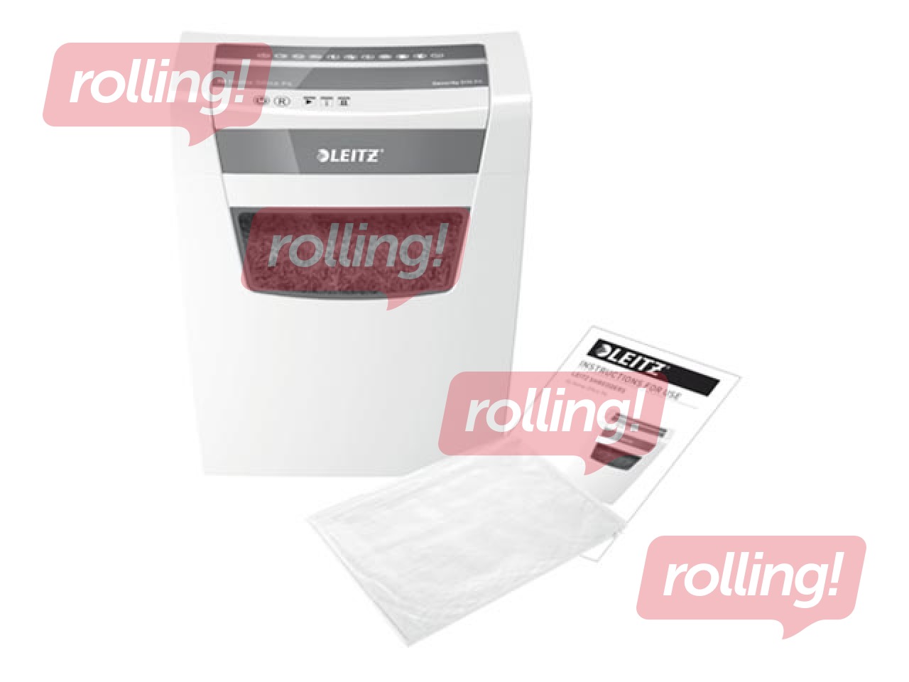 Paberipurustaja Leitz IQ Home Office, P4 + KINGITUS! Osta paberipurustaja ja saad kingituse!