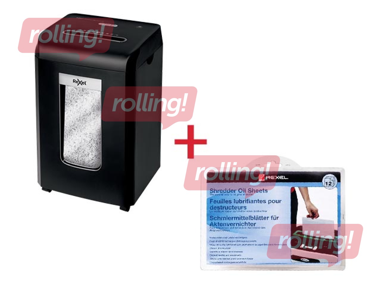 Paberipurustaja Rexel ProMax QS RSX1538, 4x40mm, P4 + KINGITUS! Osta paberipurustaja ja saa