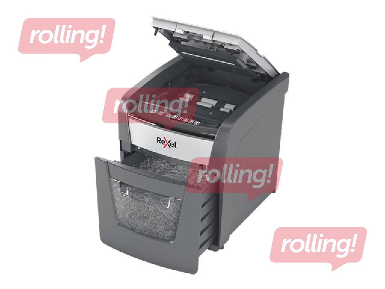 Paberipurustaja Rexel Optimum AutoFeed+ 50X + KINGITUS! Osta paberipurustaja ja saad kingituse!