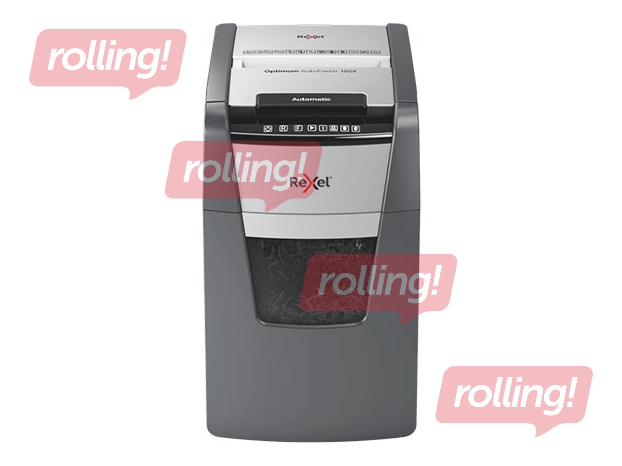 Paberipurustaja Rexel Optimum AutoFeed+ 150x + KINGITUS! Osta paberipurustaja ja saad kingituse!