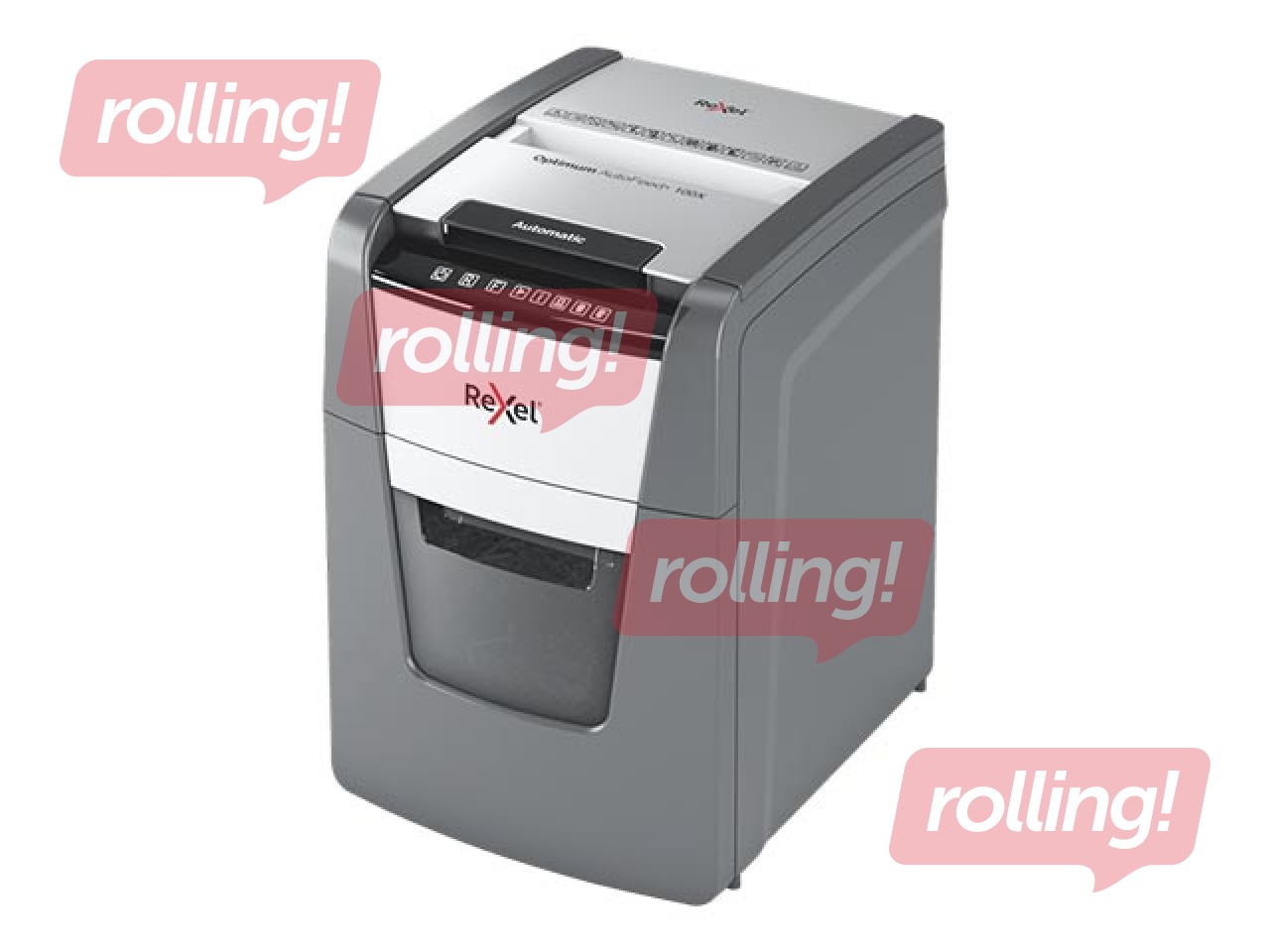 Paberipurustaja Rexel Optimum AutoFeed+ 100X + KINGITUS! Osta paberipurustaja ja saad kingituse!