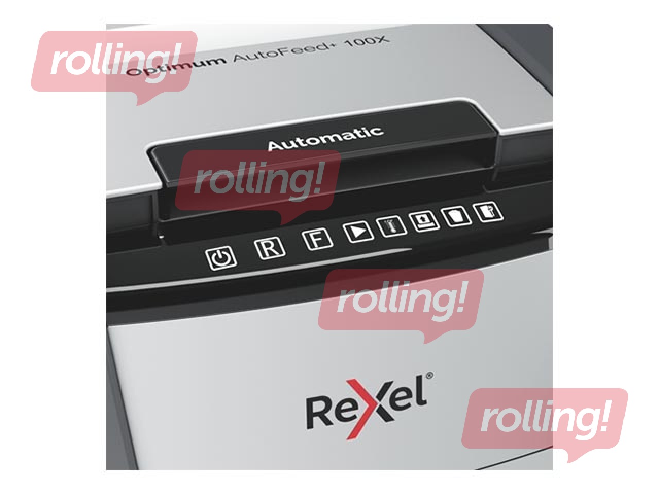 Paberipurustaja Rexel Optimum AutoFeed+ 100X + KINGITUS! Osta paberipurustaja ja saad kingituse!