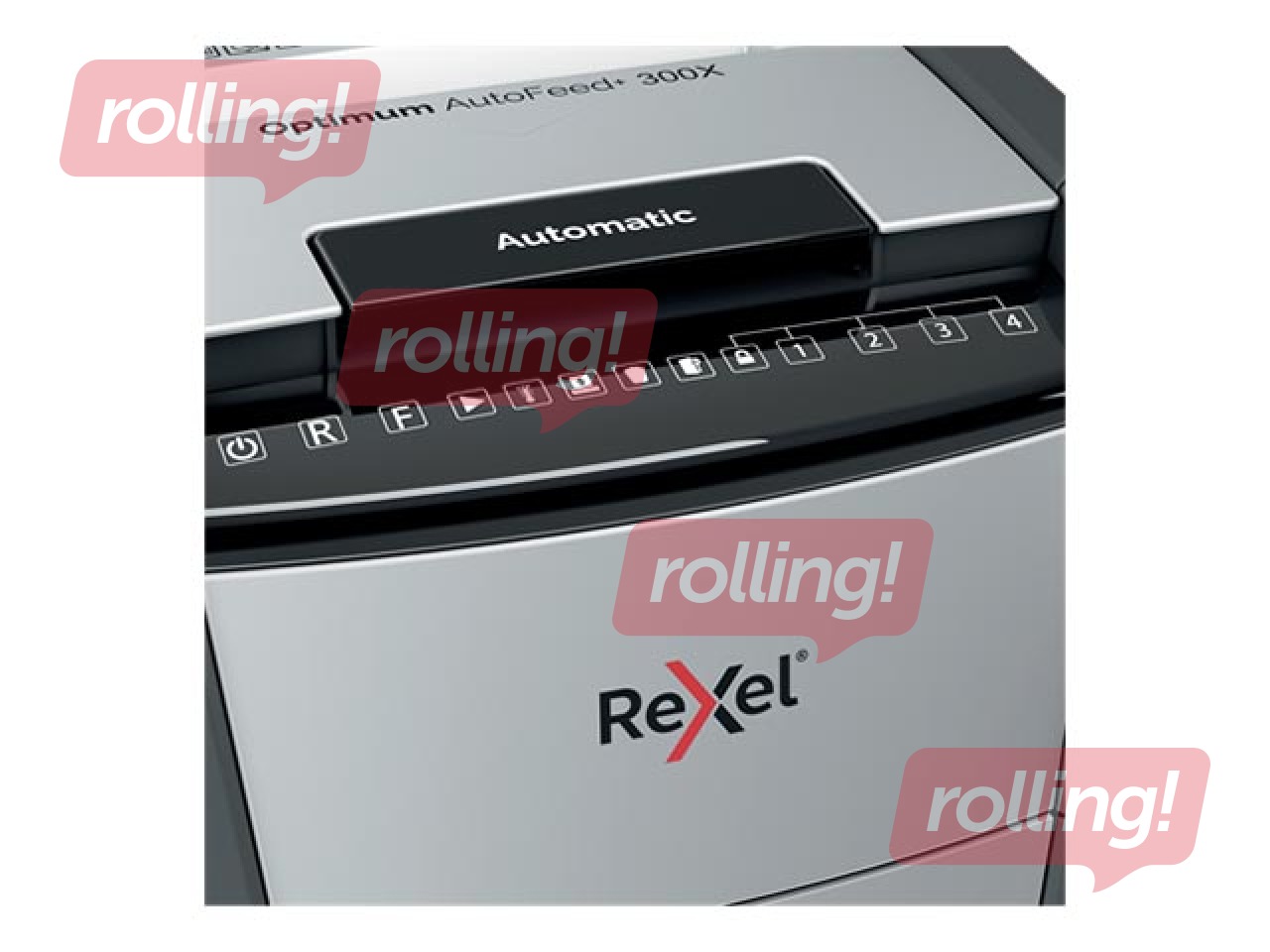 Paberipurustaja Rexel Optimum AutoFeed+ 300X + KINGITUS! Osta paberipurustaja ja saad kingituse!