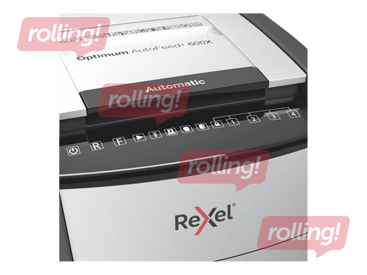 Paberipurustaja Rexel Optimum AutoFeed+ 600X + KINGITUS! Osta paberipurustaja ja saad kingituse!