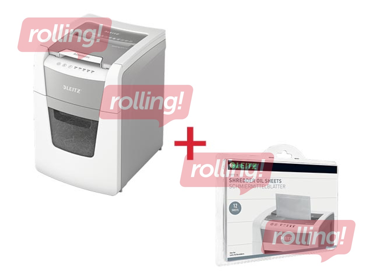 Paper Shredder Leitz IQ Autofeed Small Office 100 Automatic, P5 + ПОДАРОК! Покупай шредер и получ