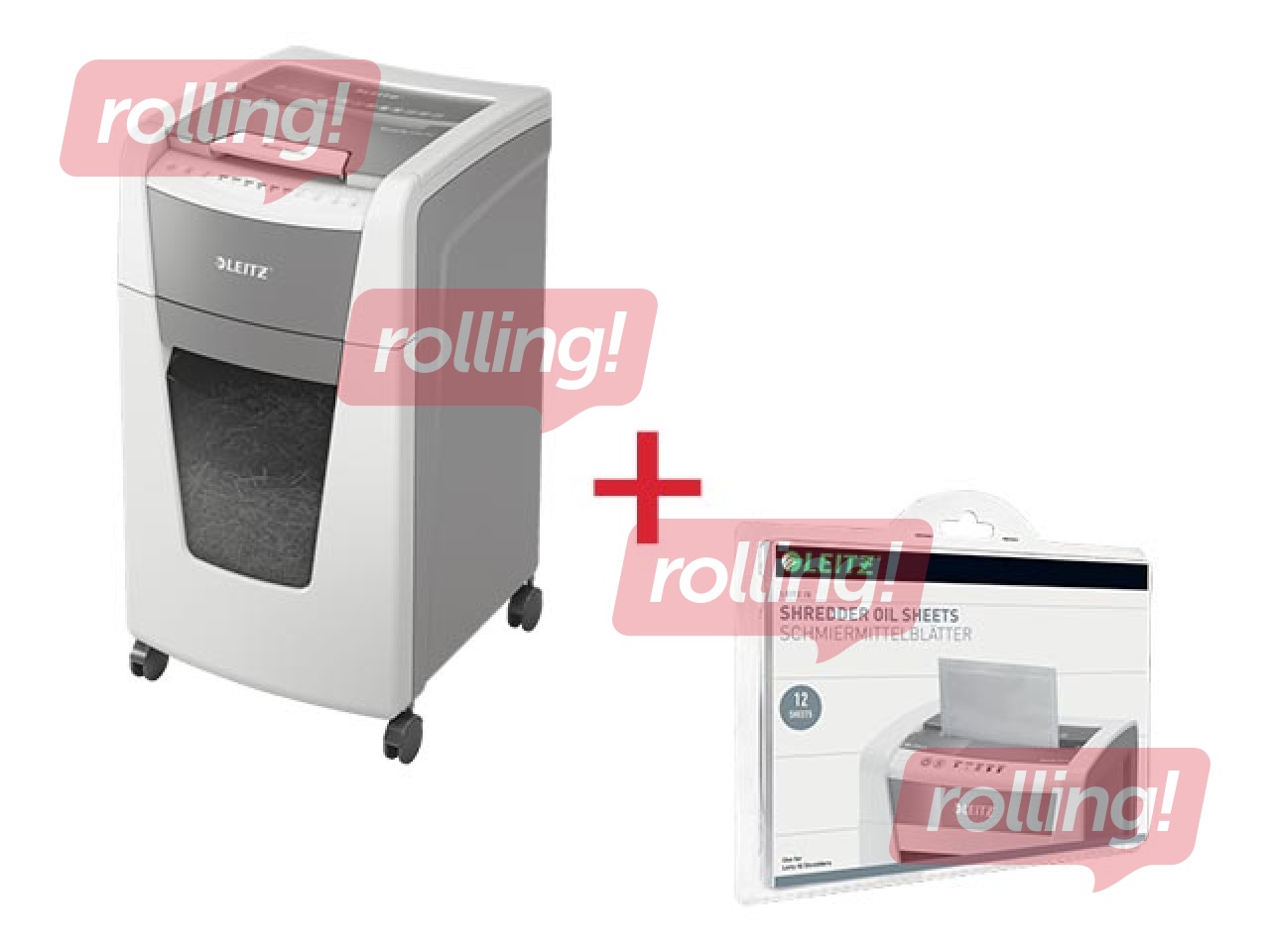 Paberipurustaja Leitz IQ Autofeed Small Office 300 Automatic, P4 + KINGITUS! Osta paberipurustaja j