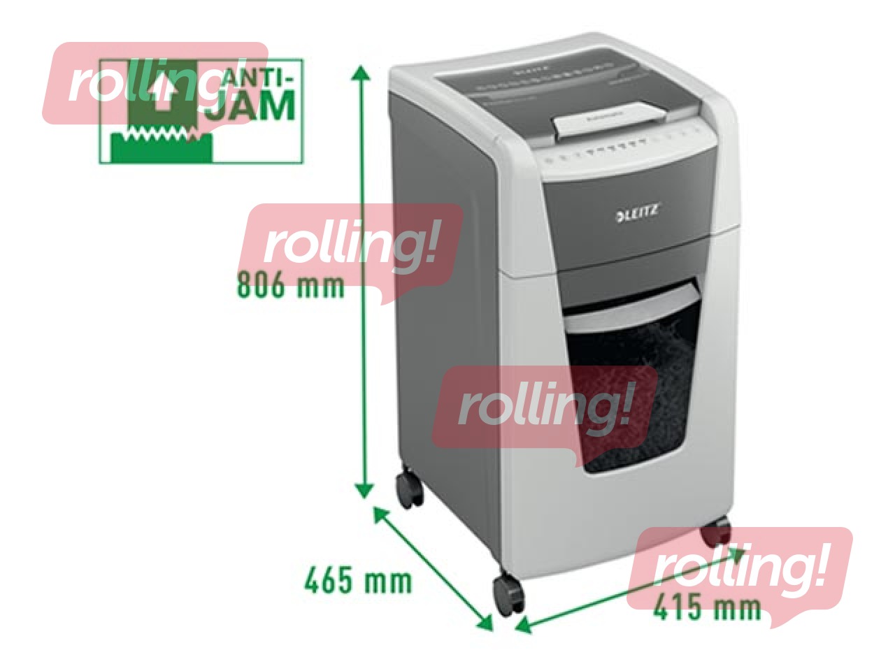 Paberipurustaja Leitz IQ Autofeed Small Office 300 Automatic, P4 + KINGITUS! Osta paberipurustaja j