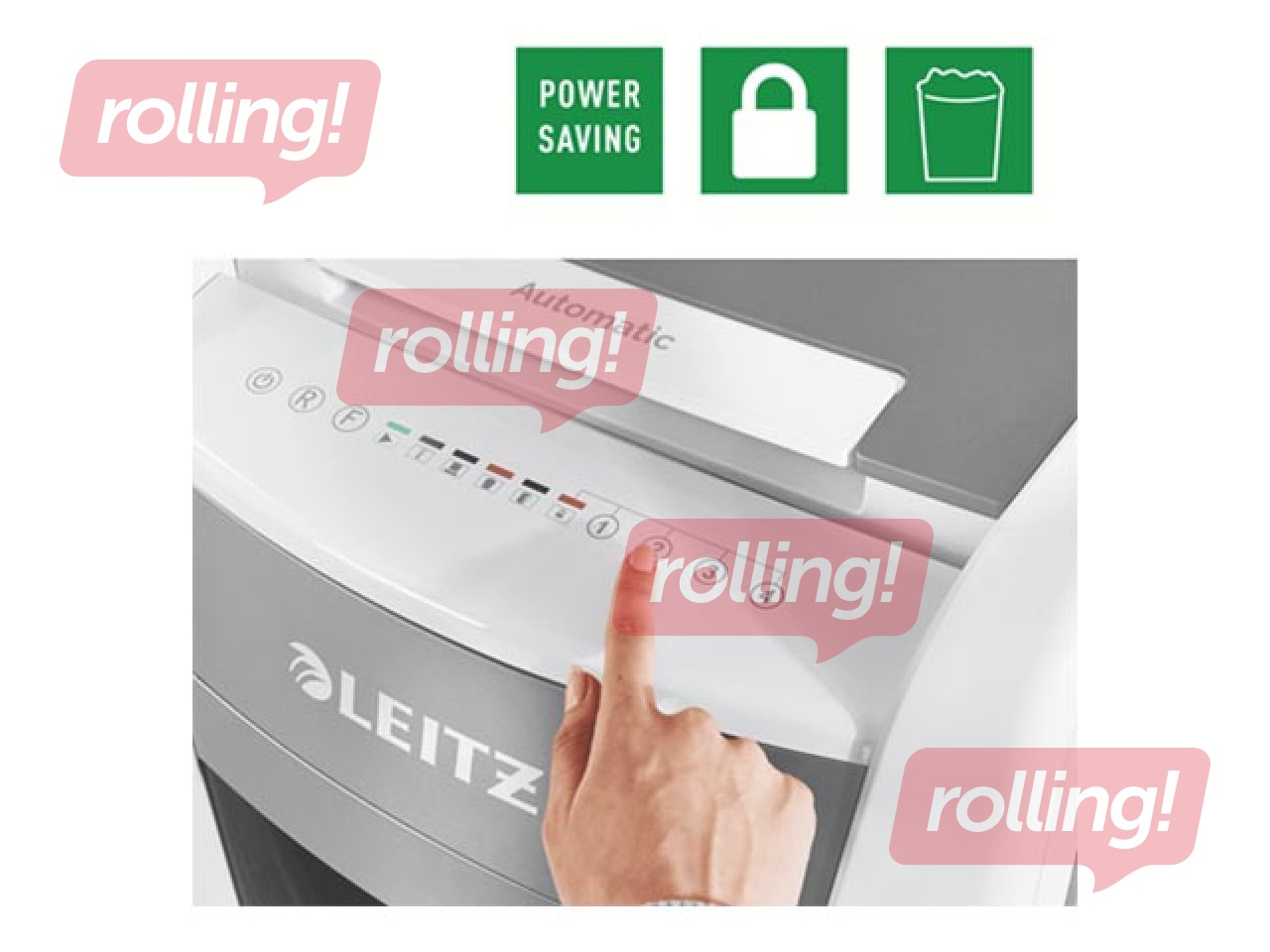 Paberipurustaja Leitz IQ Autofeed Small Office 300 Automatic, P4 + KINGITUS! Osta paberipurustaja j