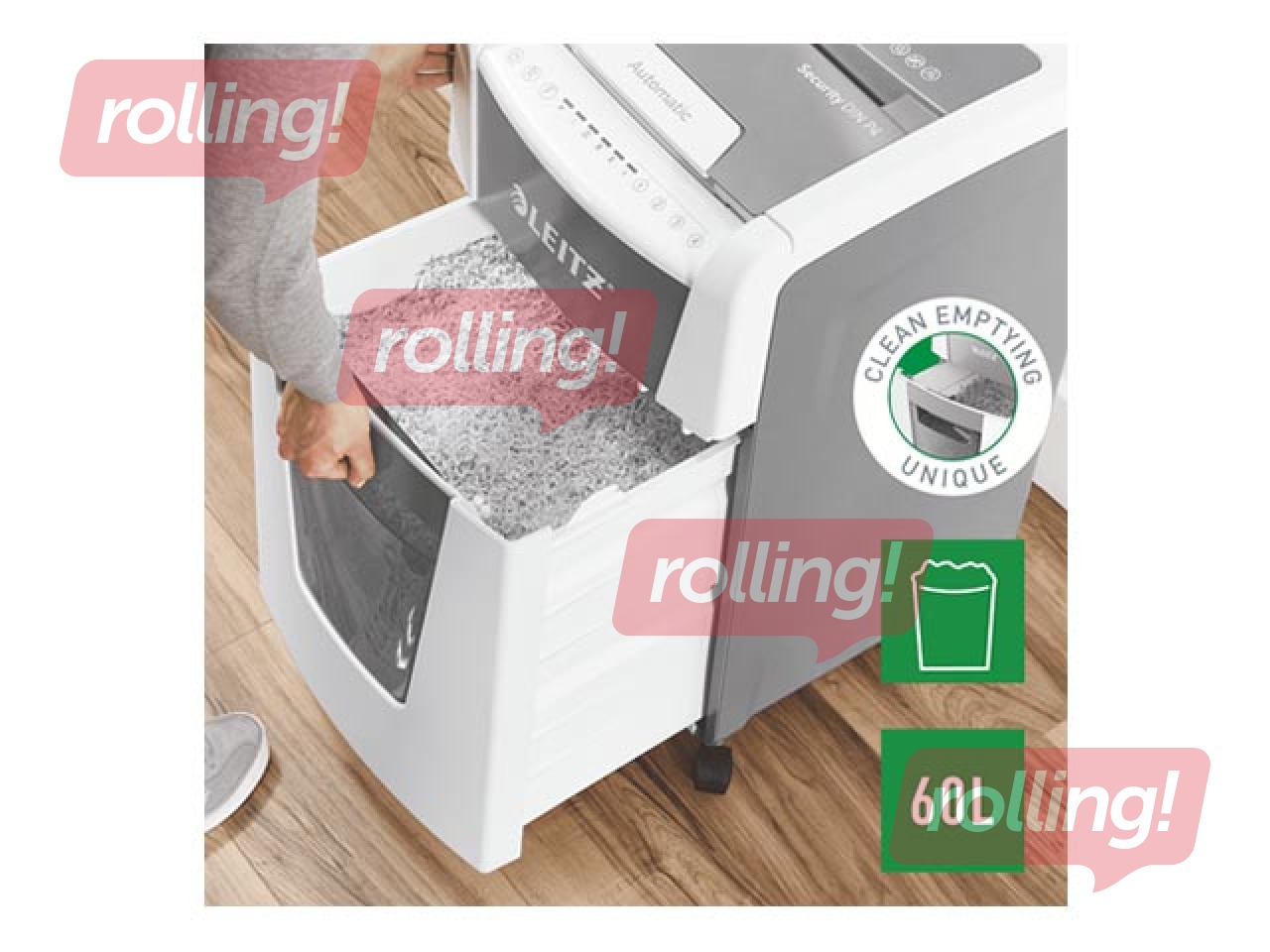 Paberipurustaja Leitz IQ Autofeed Small Office 300 Automatic, P4 + KINGITUS! Osta paberipurustaja j