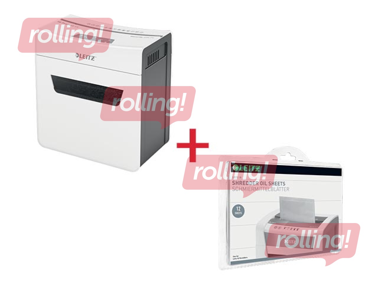 Шредер Leitz IQ Protect Premium Paper Shredder 6X, P4 + ПОДАРОК! Покупай шредер и получи подарок!