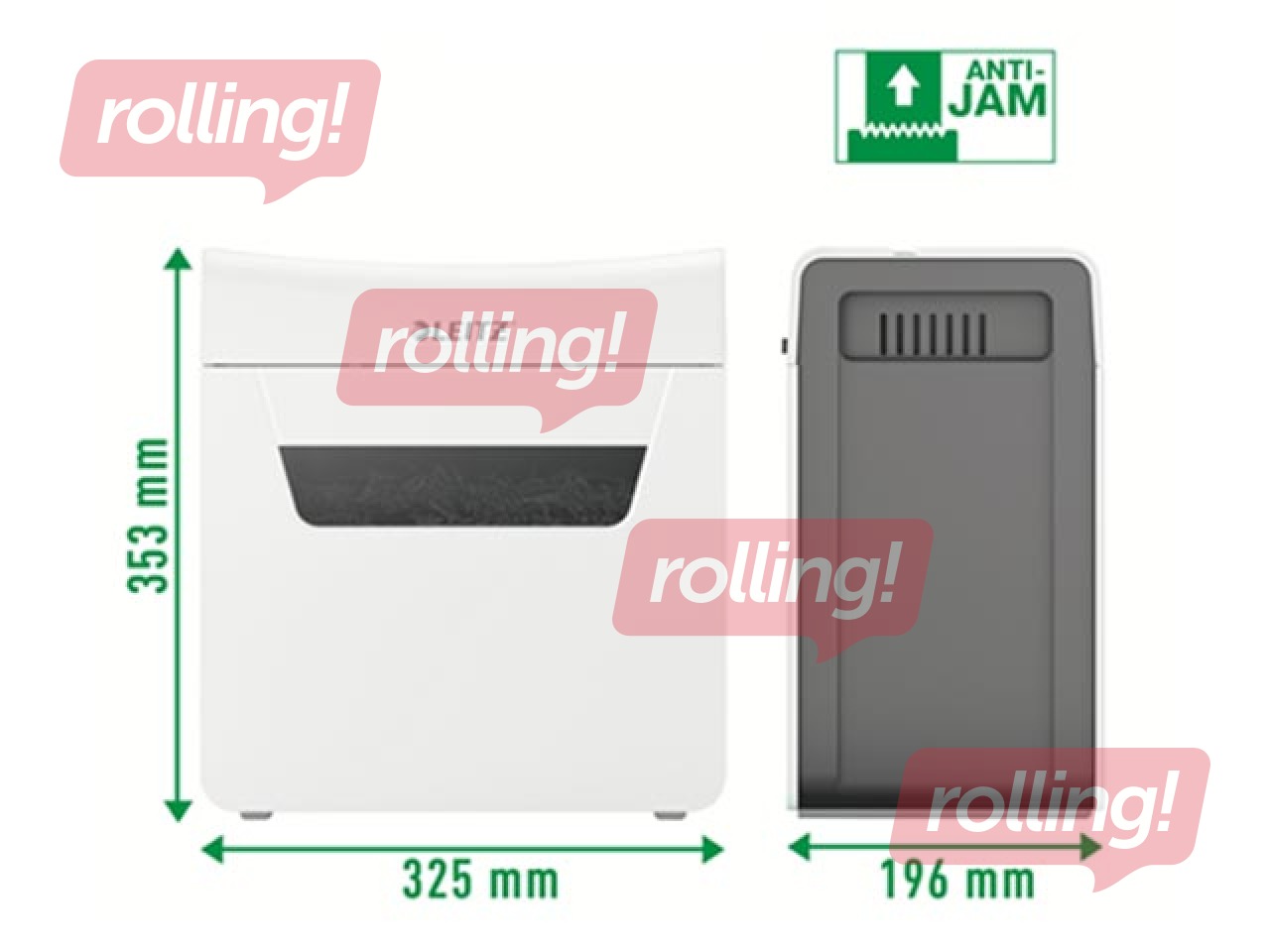 Шредер Leitz IQ Protect Premium Paper Shredder 6X, P4 + ПОДАРОК! Покупай шредер и получи подарок!