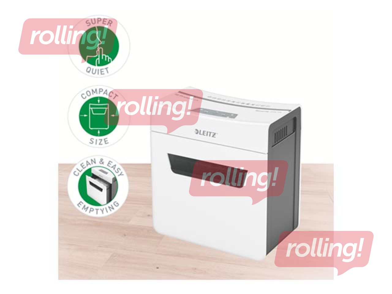 Шредер Leitz IQ Protect Premium Paper Shredder 6X, P4 + ПОДАРОК! Покупай шредер и получи подарок!