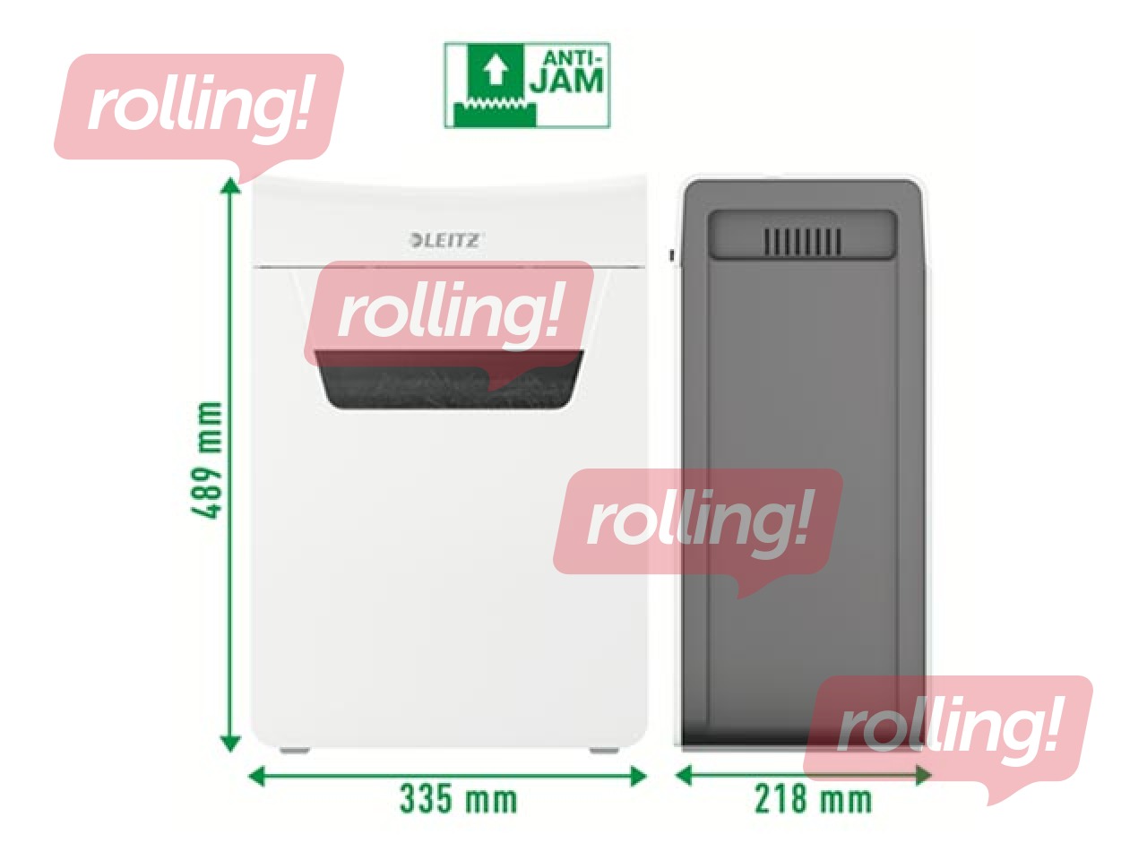 Paberipurustaja Leitz IQ Protect Premium Paper Shredder 10X, P4 + KINGITUS! Osta paberipurustaja j