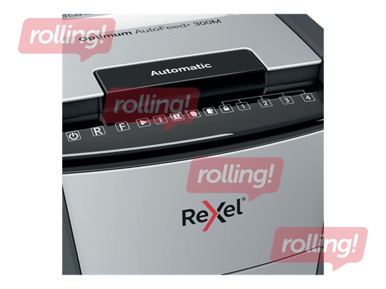 Шредер Rexel Optimum AutoFeed+ 300M, P5 + ПОДАРОК! Покупай шредер и получи подарок!