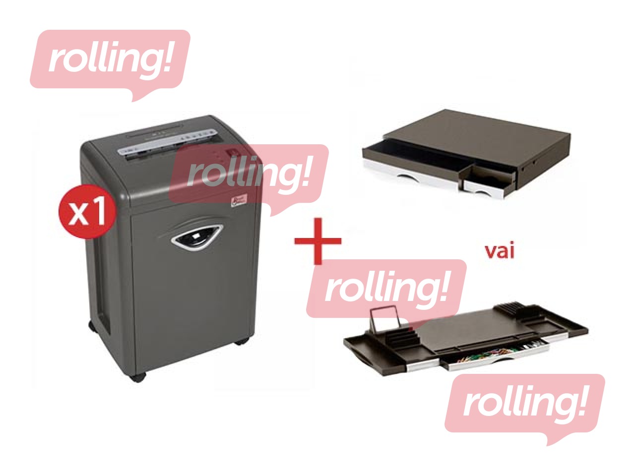 Document shredder ProfiOffice, Alligator 407 CC+ 