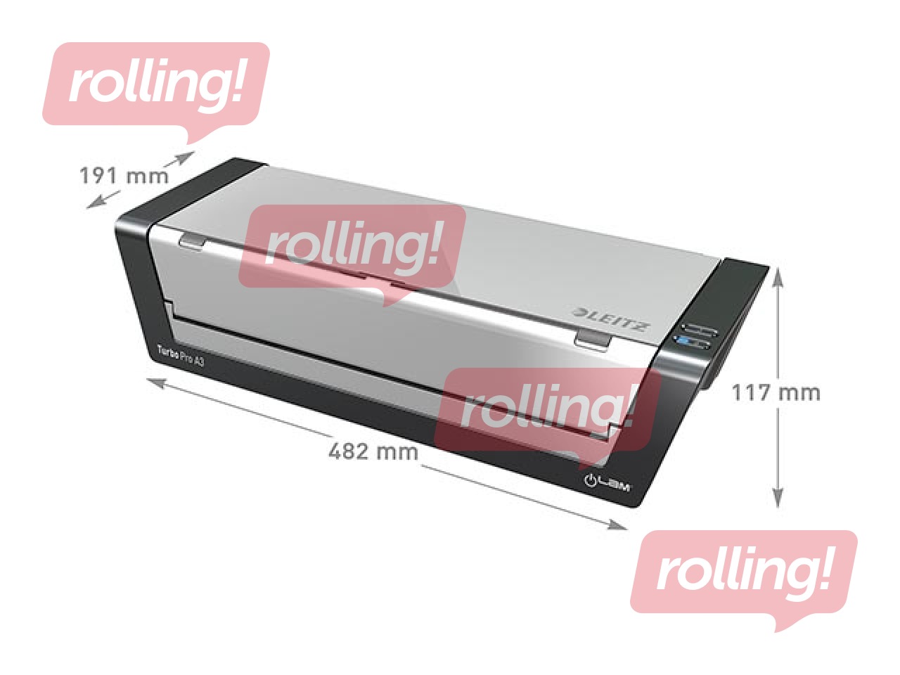 Laminators Leitz iLAM Touch Turbo Pro A3