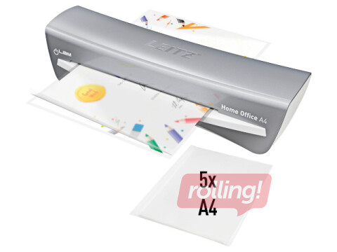 Laminators Leitz iLAM Home Office A4, pelēks