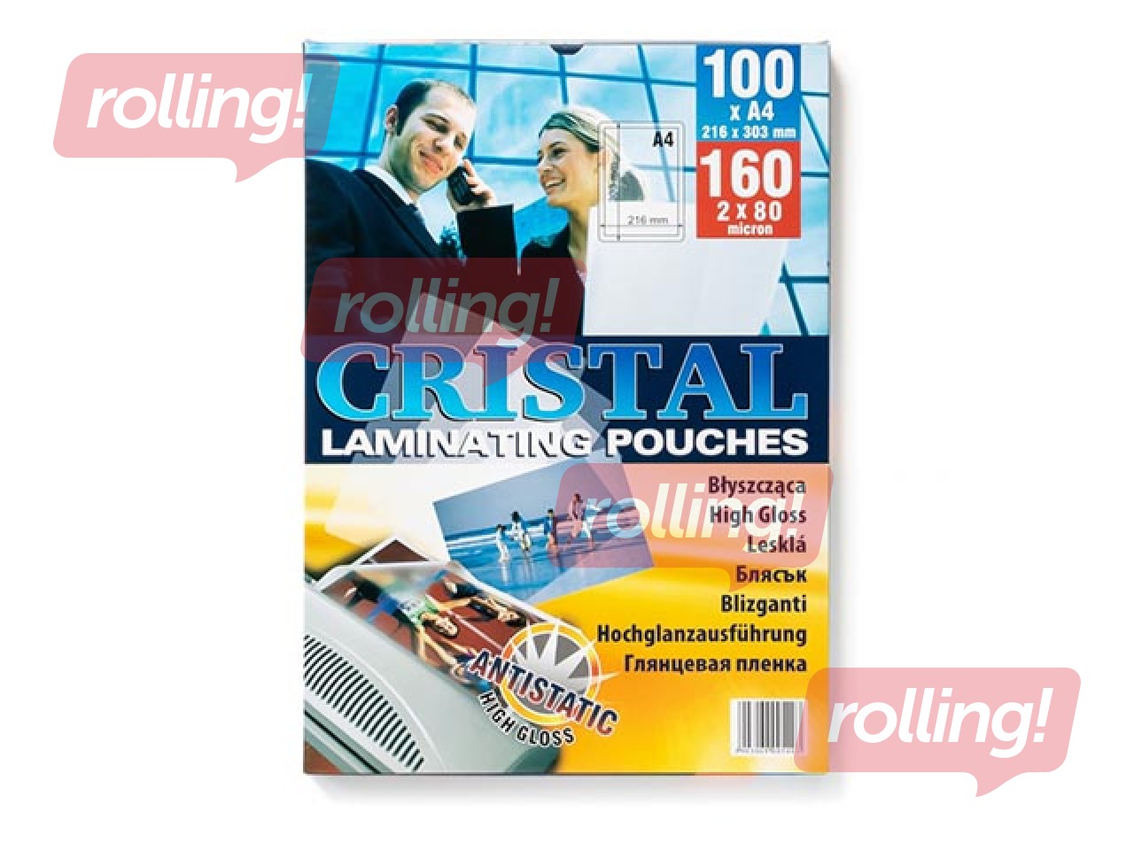 Lamineerimistaskud Argo, A4, 80 mic., 100 tk.