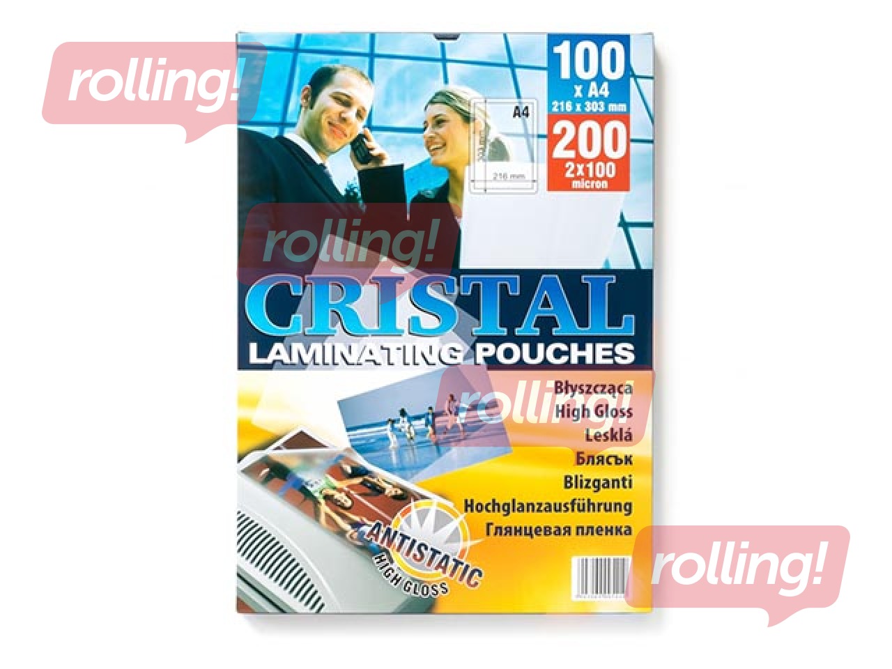 Lamineerimistaskud Argo, A4, 100 mic., 100 tk.