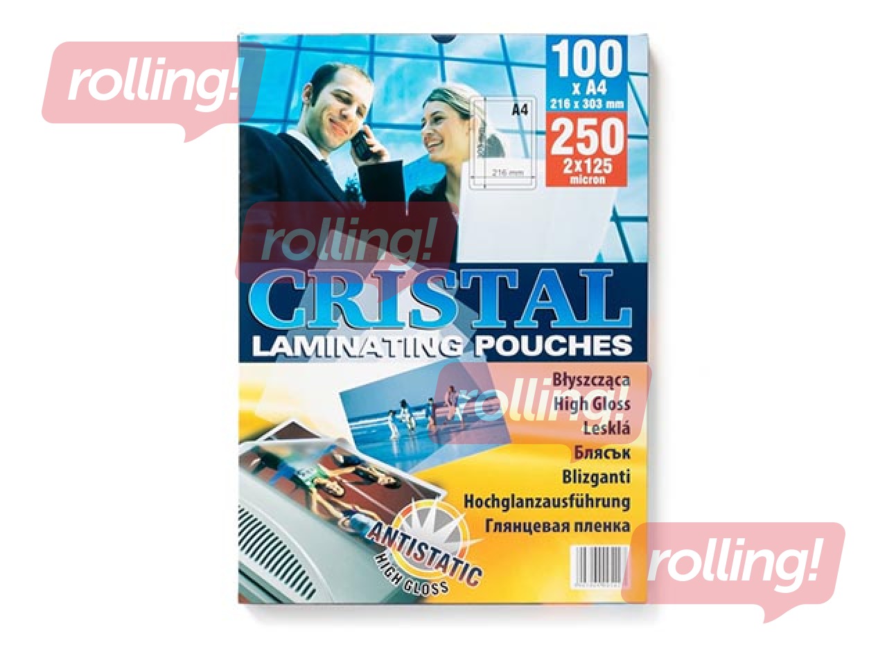 Lamineerimistaskud Argo, A4, 125 mic., 100 tk.