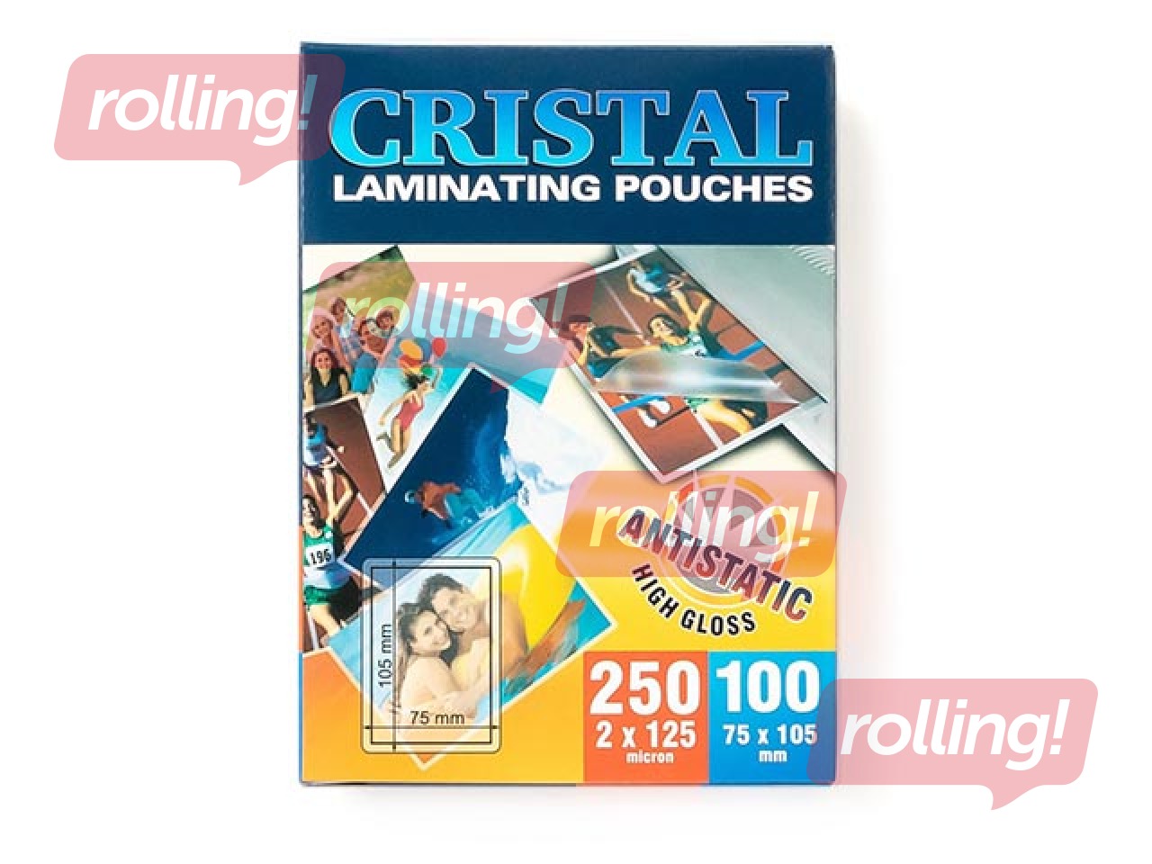 Lamineerimistaskud Argo, 75x105 mm, 125 mic., 100 tk.