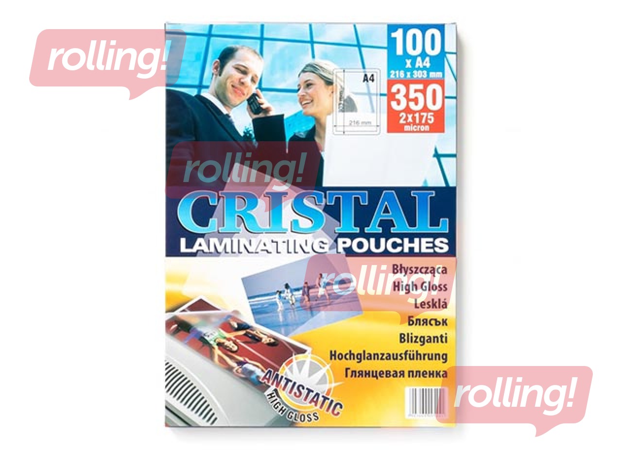 Laminating pouches Argo, A4, 175 mic., 100 pcs.