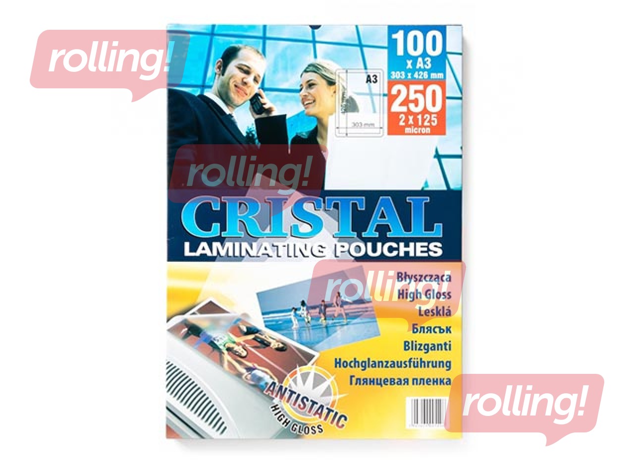 Lamineerimistasku Argo, A3, 125 mic., 100 tk.