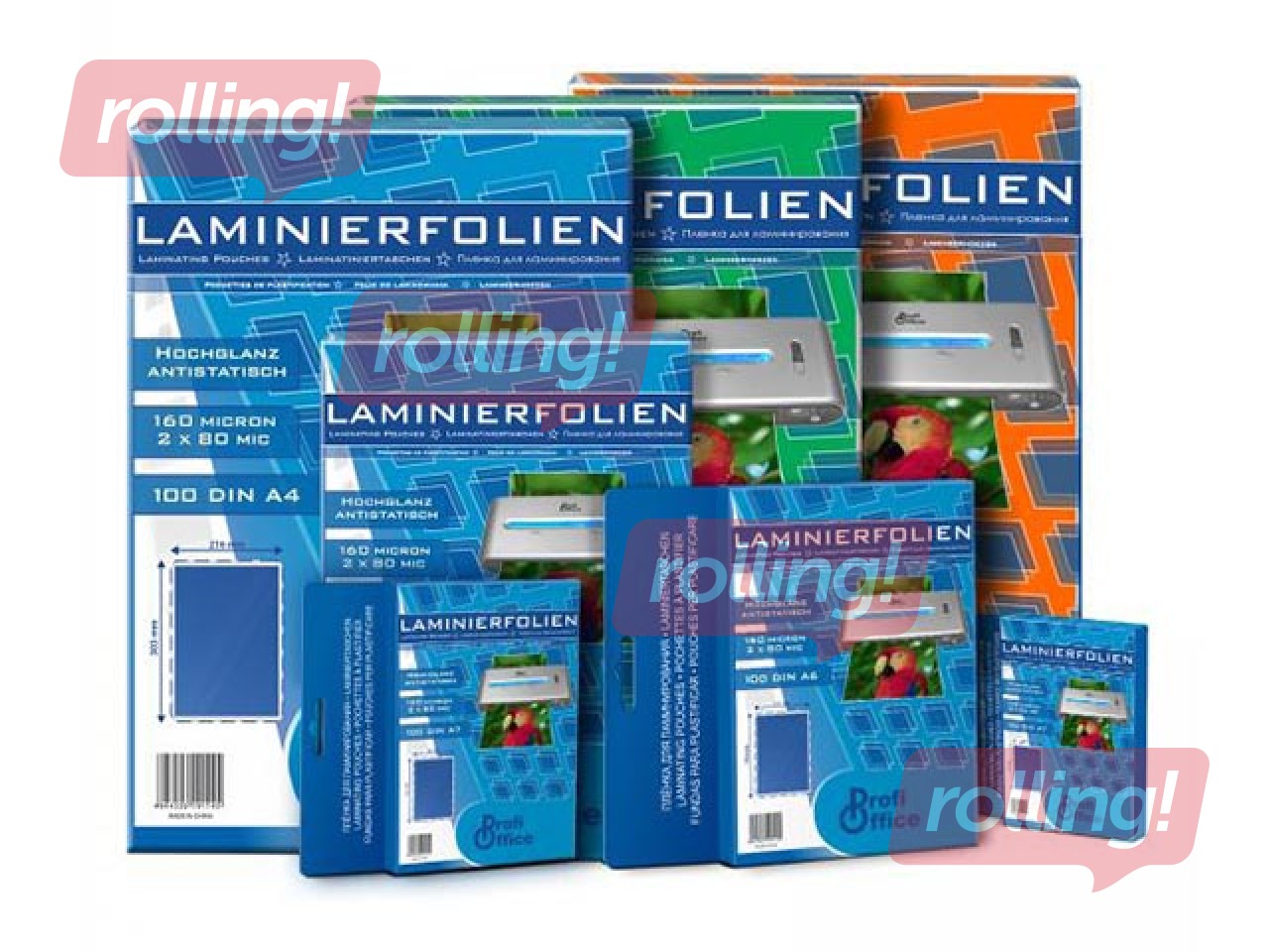Laminating pouches ProfiOffice, A4, 100 mic., 100 pcs.