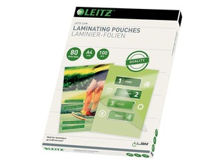 Laminating pouches Leitz, A4, 80 mic., 100 pcs
