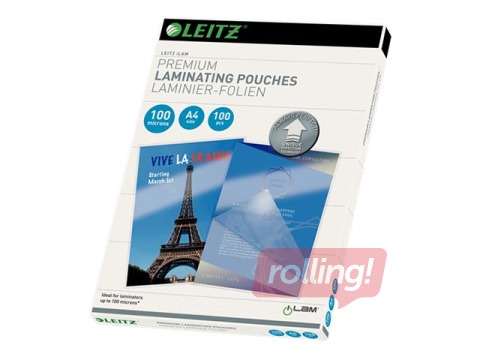 Laminating Pouches Leitz UDT, A4, 100 mic., 100 pcs