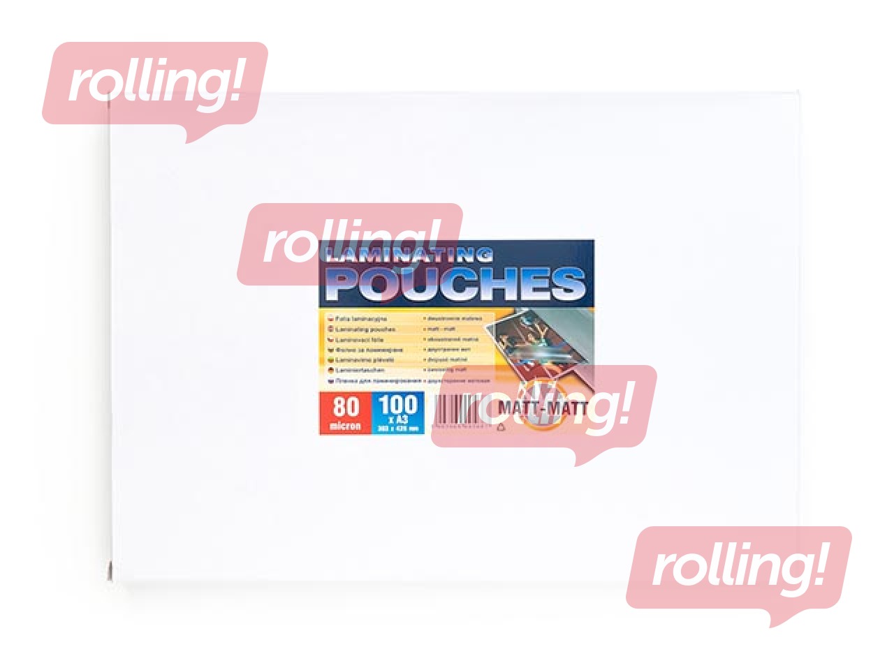 Lamineerimistaskud  Argo, A3, 80 mic., 100 gab. matt