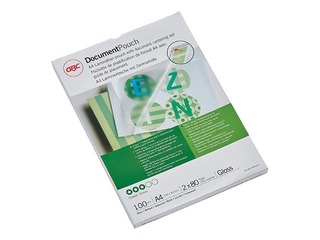 Laminating pouches GBC, A4, 80 mic., glossy, 100 pcs.