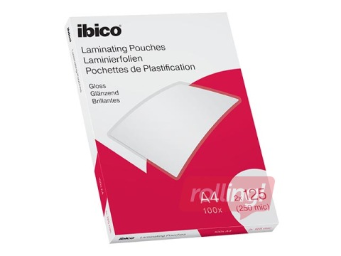 Lamineerimistaskud Ibico, A4, 125 mic., läikiv, 100 tk.