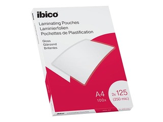 Плёнка для ламинирования документо Ibico, A4, 125 мик., глянцевый, 100 шт.