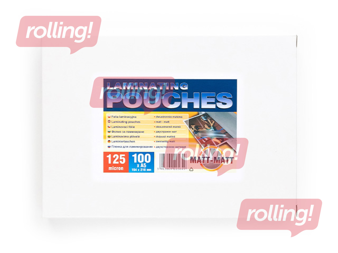 Laminating pouches Argo, matte, 125 mic., A5, 100 pcs