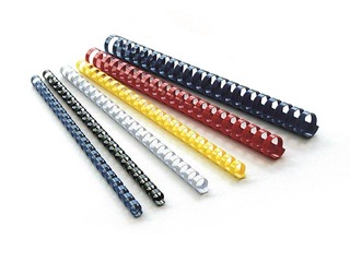 Köitespiraalid plastikust Argo, 8 mm, 100 tk., valge